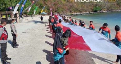 Besok, Pengibaran Bendera Bawah Laut Digelar di Lombok Utara