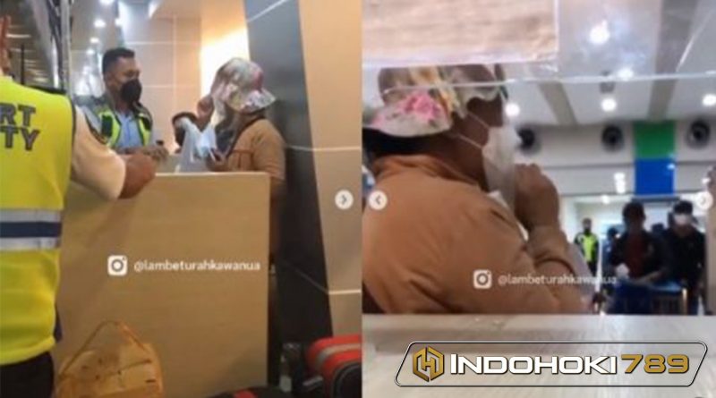Wanita mengaku Istri Kolonel Ribut di Bandara (Instagram/lambeturahkawanua)